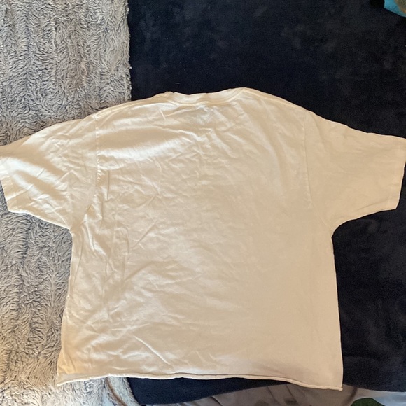 Whit crop top, size medium, made in Mexico, never worn - Picture 2 of 3